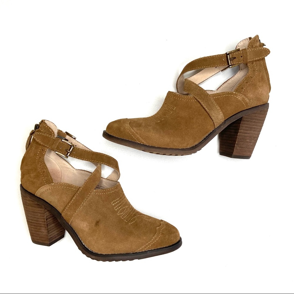 GEEWAWA Coby Suede Leather Ankle Boot